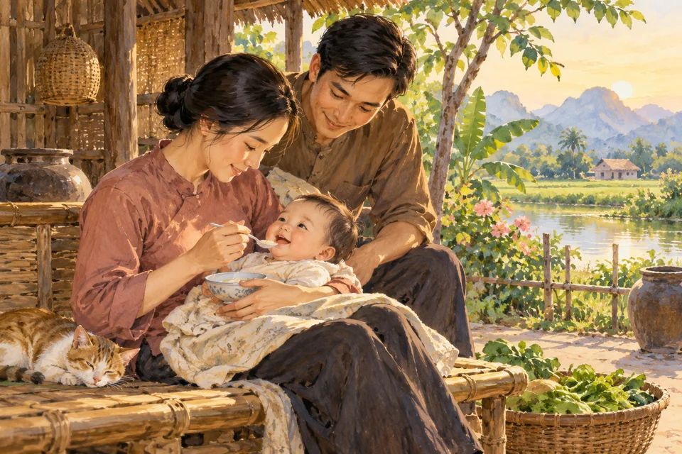 Ảnh bìa 9 ân đức của cha mẹ