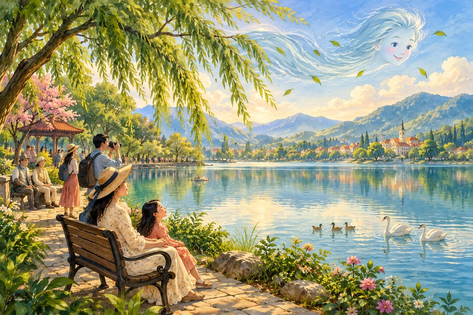 Ảnh bìa Cơn gió và hồ nước