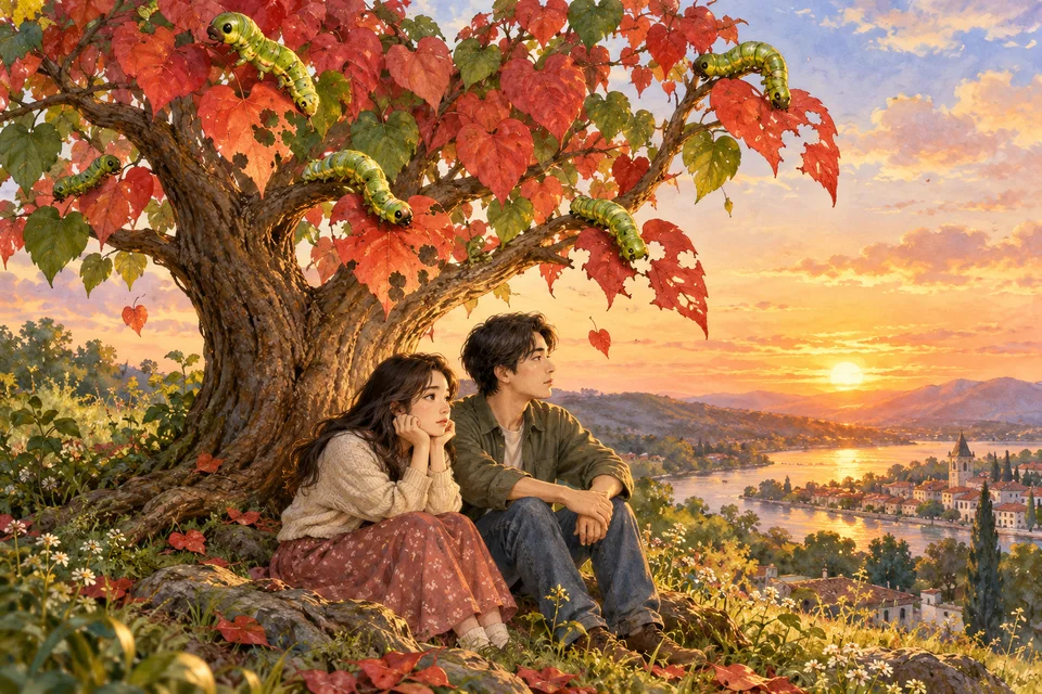Ảnh bìa Những con sâu róm trên cây tình yêu