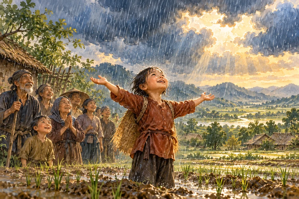 Ảnh bìa Niềm tin – Cầu mưa