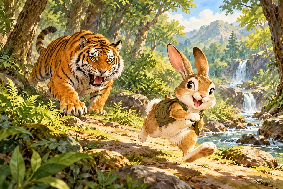 Ảnh bìa Thỏ Đấu Trí Với Hổ