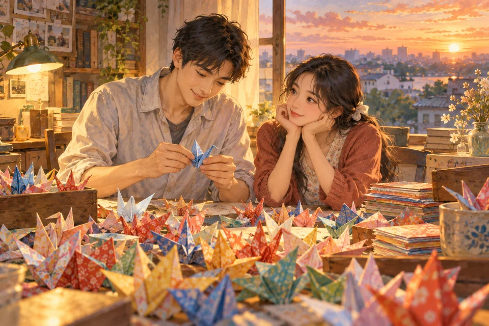 Ảnh bìa Ngàn con Hạc giấy