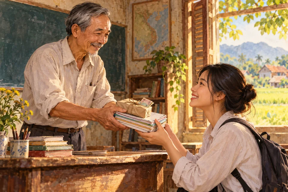 Ảnh bìa Người thầy và những tờ tiền cũ